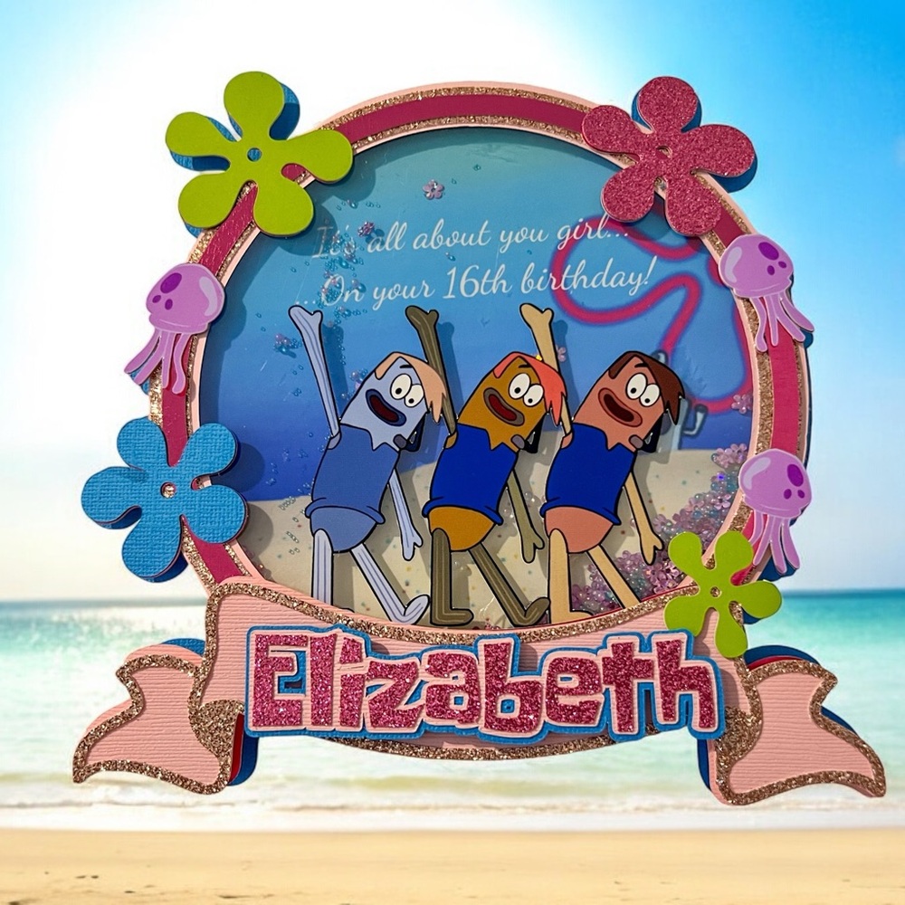 Boys who cry Cake Topper Custom party banner, cake topper, cupcake topper